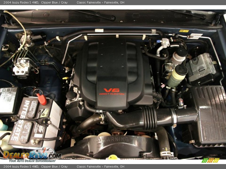 2004 Isuzu Rodeo S 4WD 3.5 Liter DOHC 24V V6 Engine Photo #16