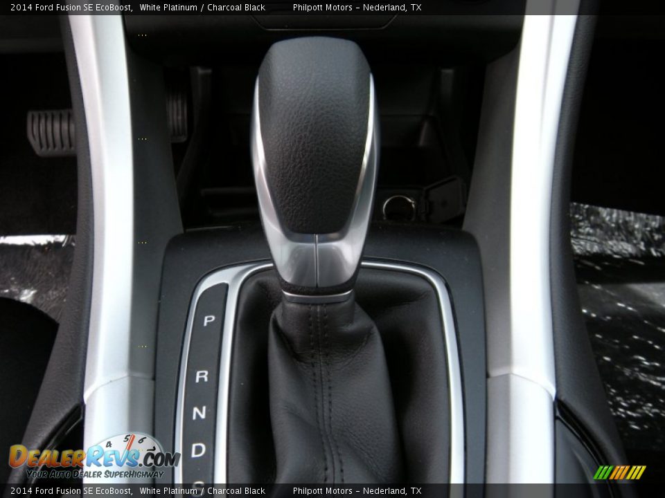 2014 Ford Fusion SE EcoBoost White Platinum / Charcoal Black Photo #29