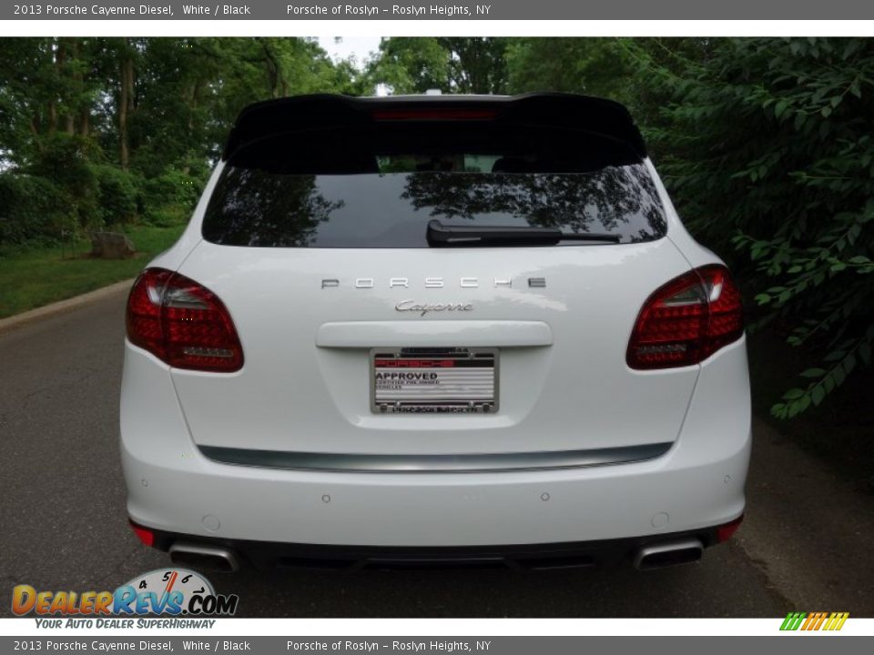 2013 Porsche Cayenne Diesel White / Black Photo #5