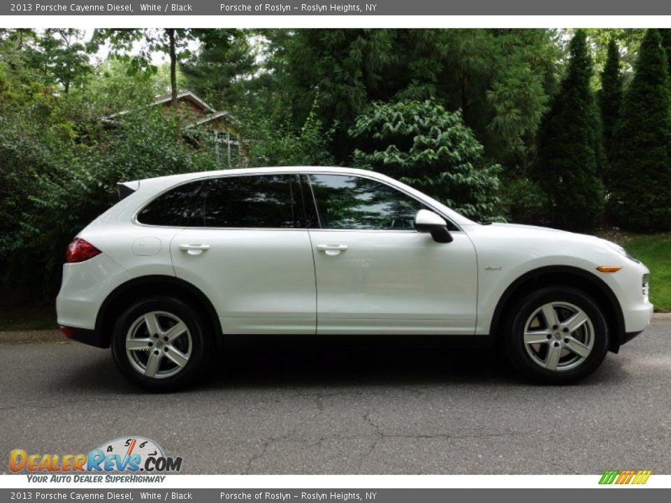 2013 Porsche Cayenne Diesel White / Black Photo #8