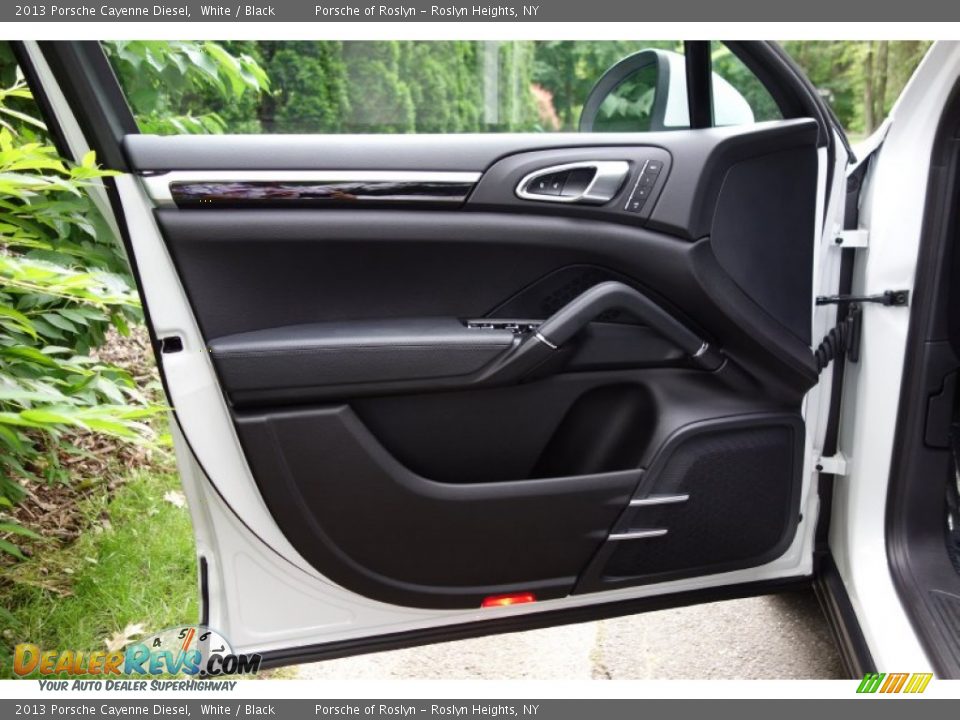 2013 Porsche Cayenne Diesel White / Black Photo #11