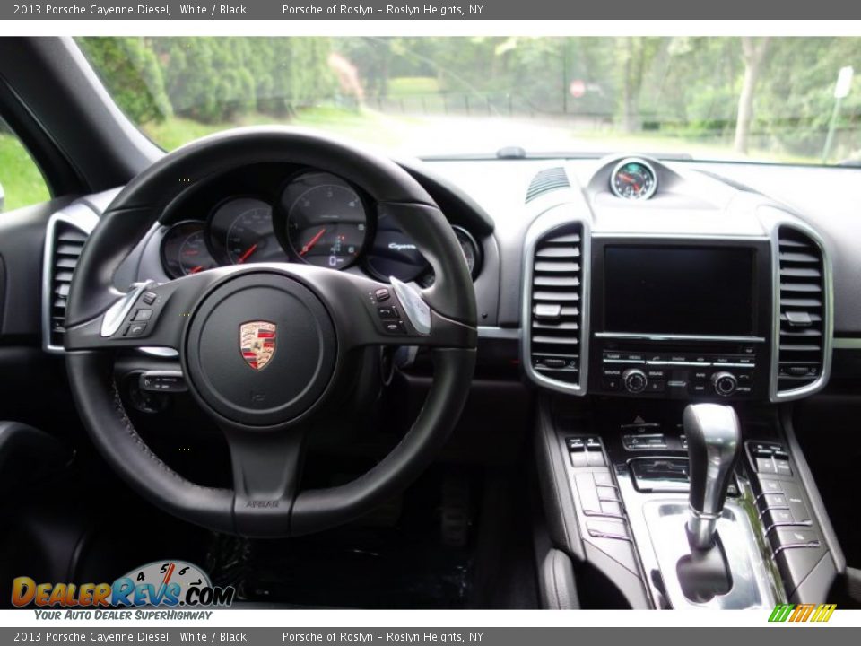 2013 Porsche Cayenne Diesel White / Black Photo #12