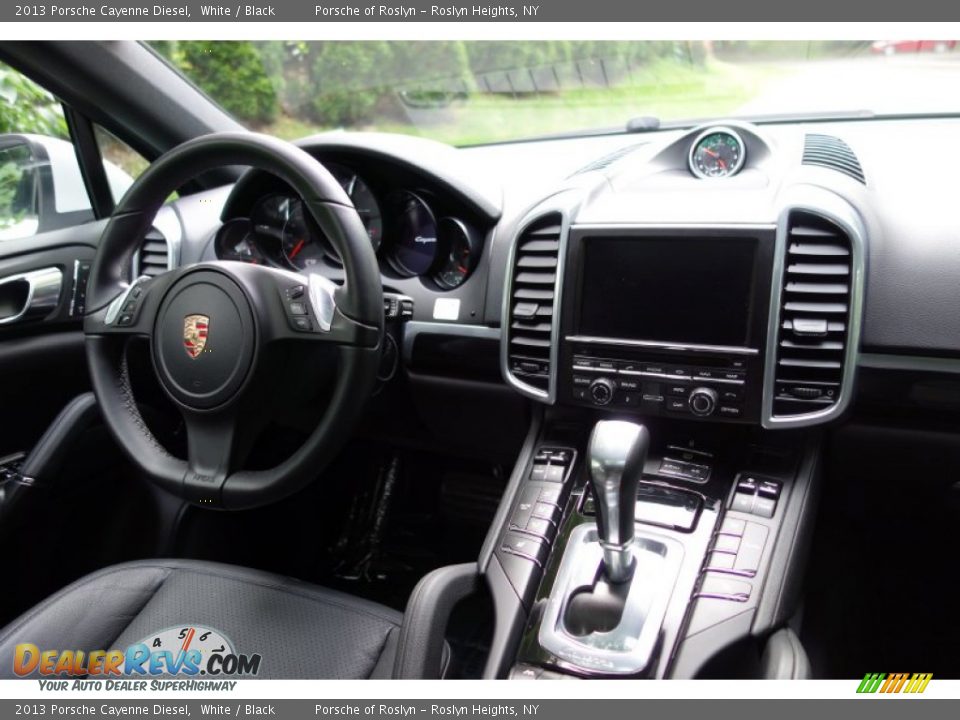 2013 Porsche Cayenne Diesel White / Black Photo #13