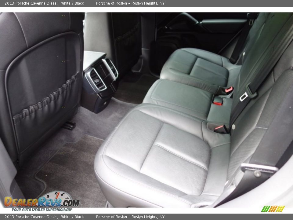 2013 Porsche Cayenne Diesel White / Black Photo #14
