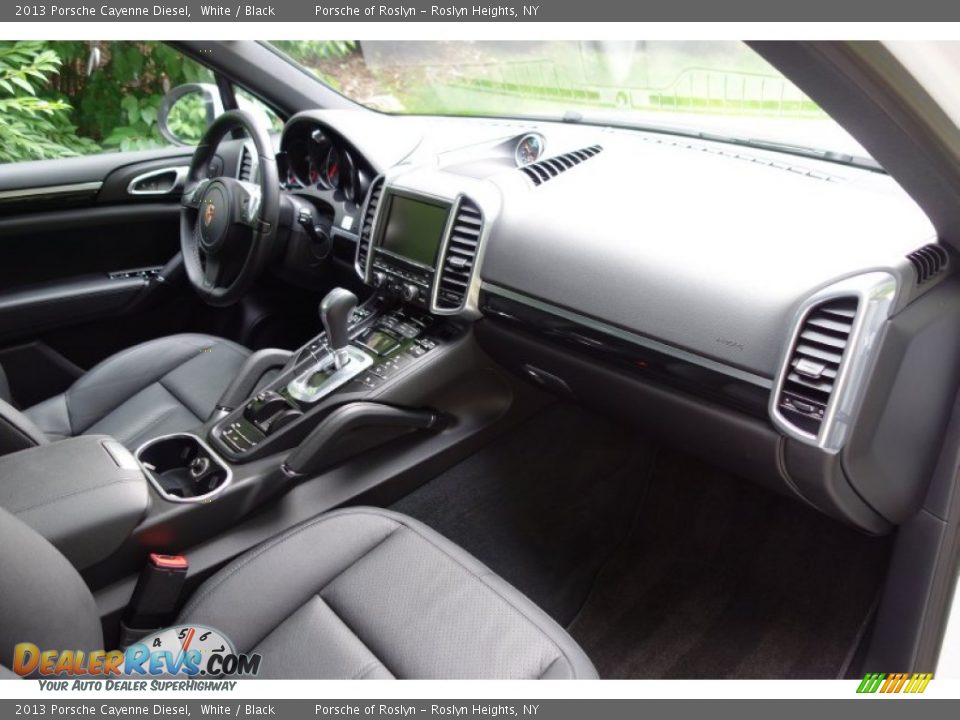 2013 Porsche Cayenne Diesel White / Black Photo #18