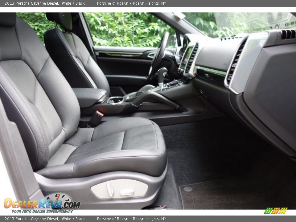2013 Porsche Cayenne Diesel White / Black Photo #19