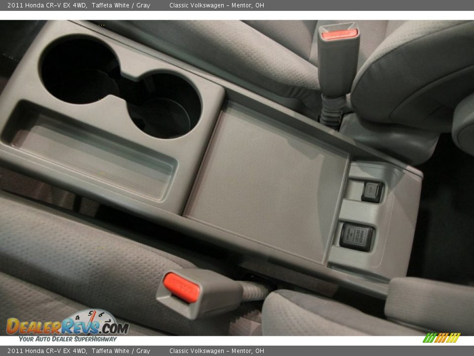 2011 Honda CR-V EX 4WD Taffeta White / Gray Photo #10