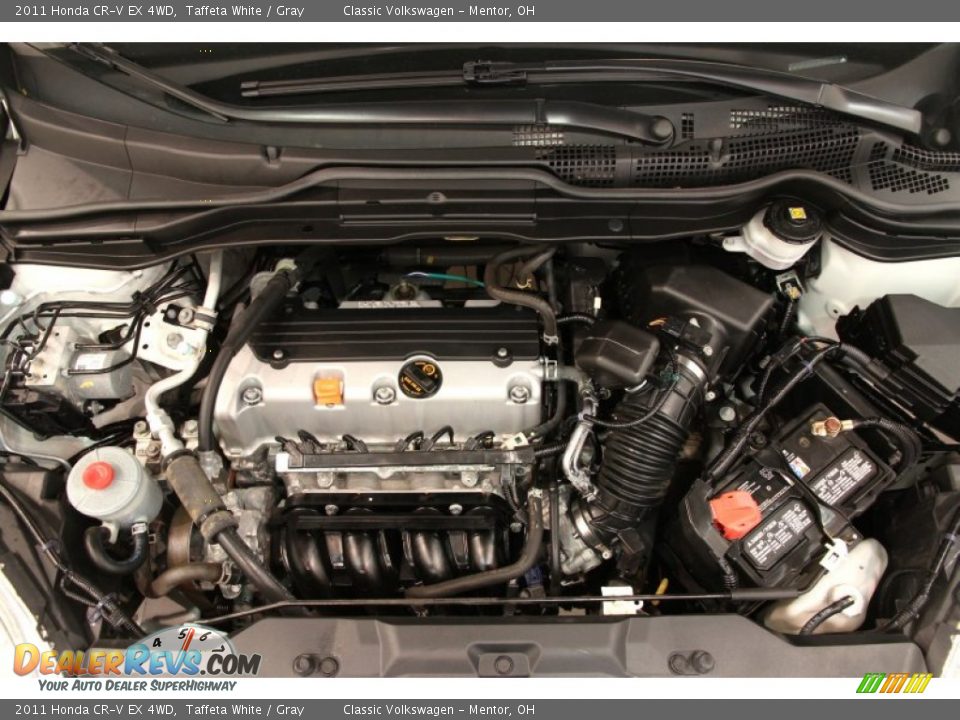 2011 Honda CR-V EX 4WD Taffeta White / Gray Photo #15