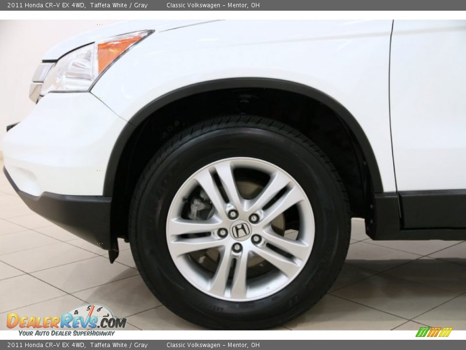 2011 Honda CR-V EX 4WD Taffeta White / Gray Photo #16