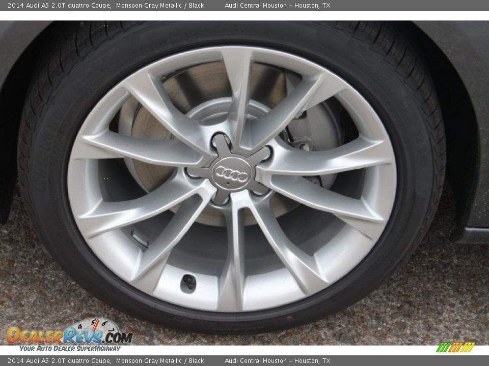 2014 Audi A5 2.0T quattro Coupe Monsoon Gray Metallic / Black Photo #4