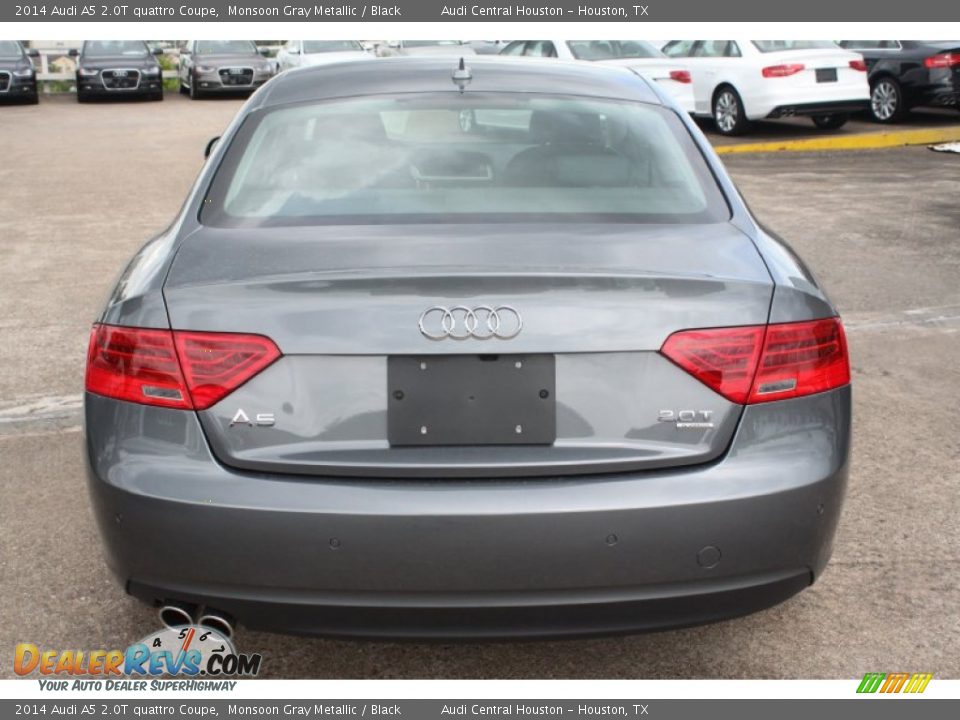2014 Audi A5 2.0T quattro Coupe Monsoon Gray Metallic / Black Photo #7