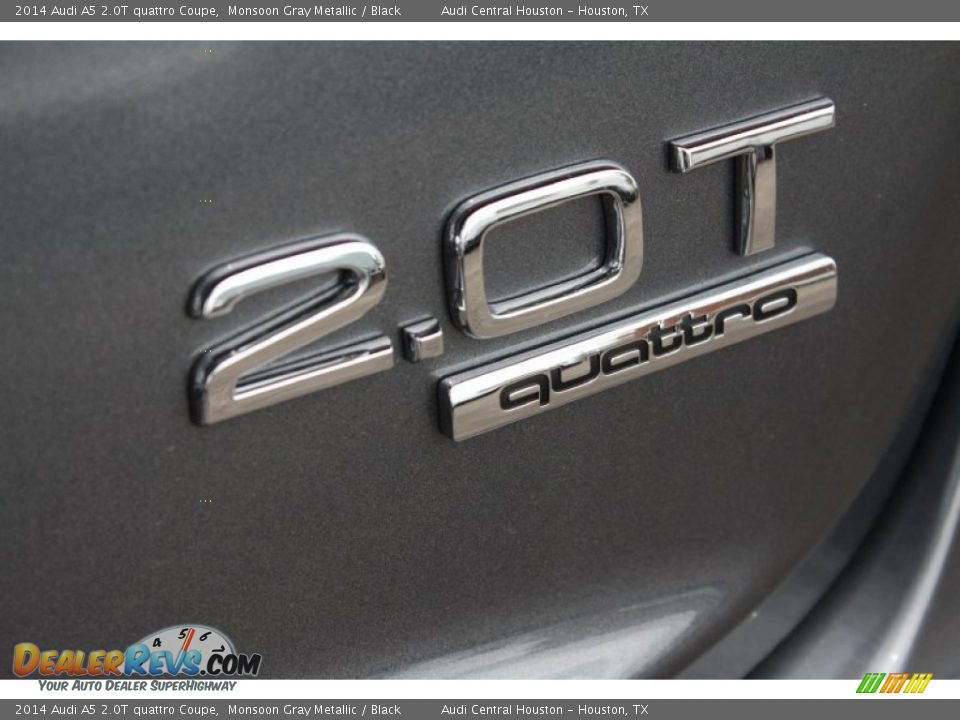 2014 Audi A5 2.0T quattro Coupe Monsoon Gray Metallic / Black Photo #8