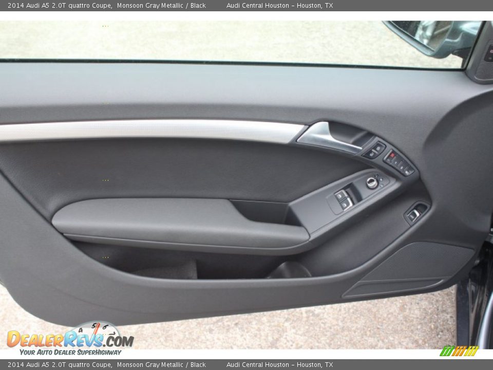 2014 Audi A5 2.0T quattro Coupe Monsoon Gray Metallic / Black Photo #14