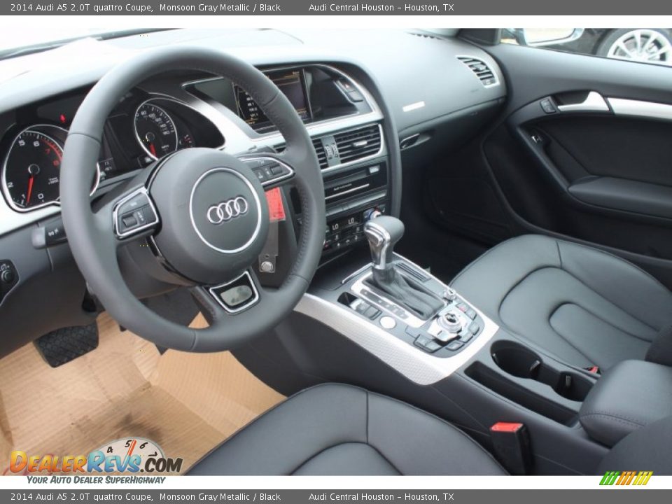 2014 Audi A5 2.0T quattro Coupe Monsoon Gray Metallic / Black Photo #15