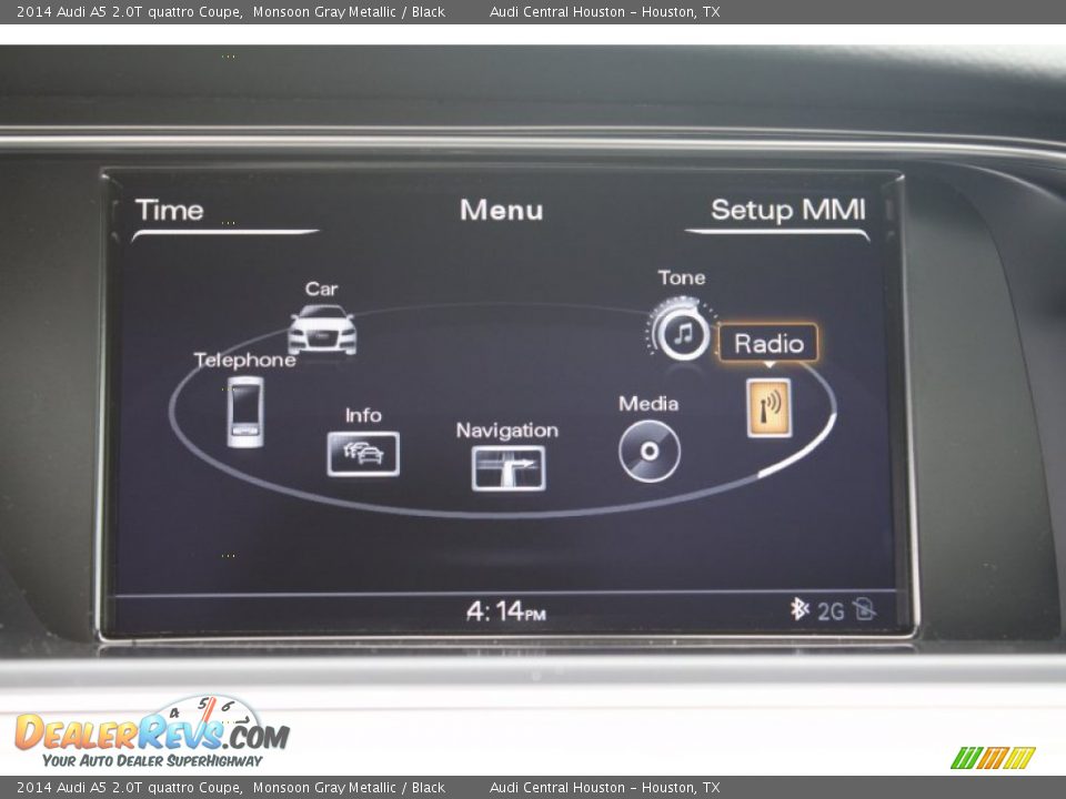 2014 Audi A5 2.0T quattro Coupe Monsoon Gray Metallic / Black Photo #28