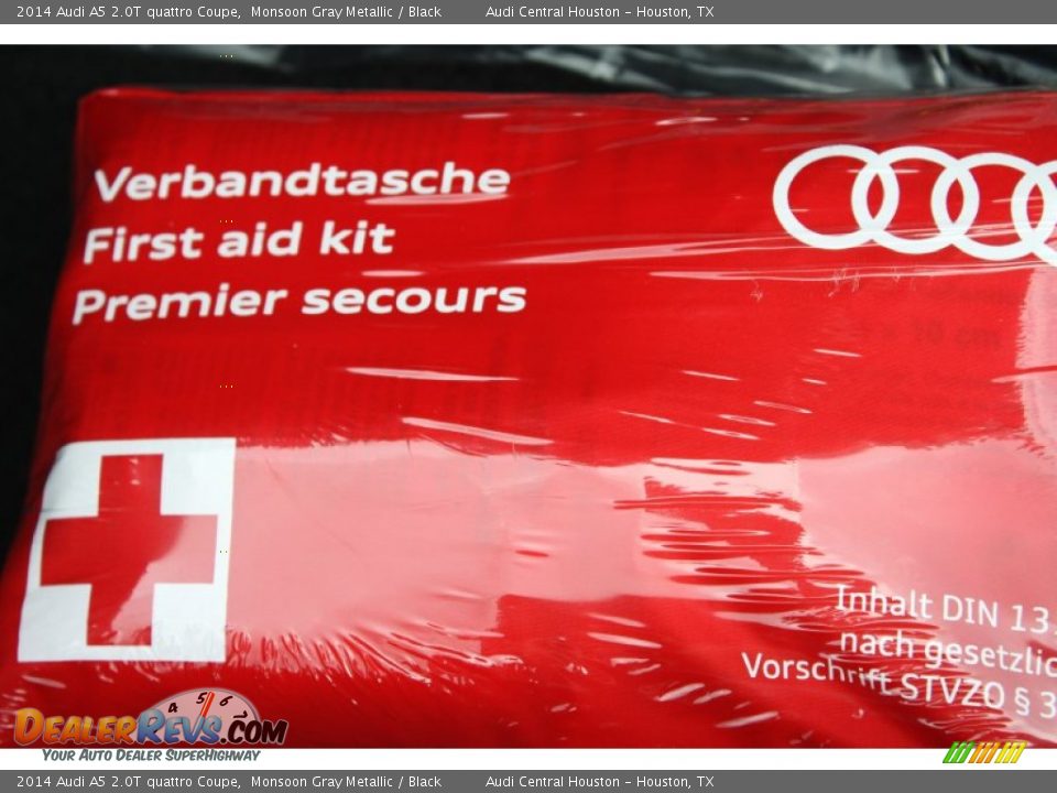 2014 Audi A5 2.0T quattro Coupe Monsoon Gray Metallic / Black Photo #33