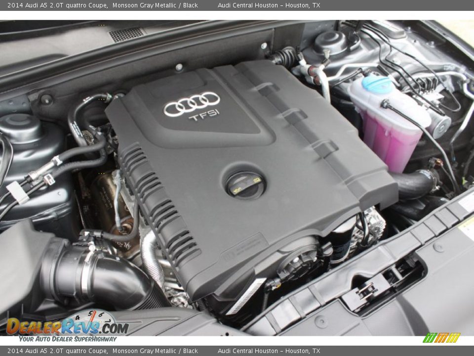 2014 Audi A5 2.0T quattro Coupe Monsoon Gray Metallic / Black Photo #34