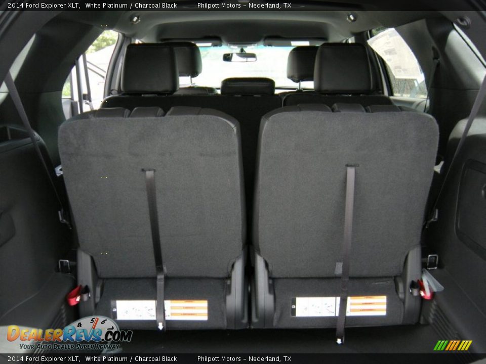 2014 Ford Explorer XLT White Platinum / Charcoal Black Photo #18