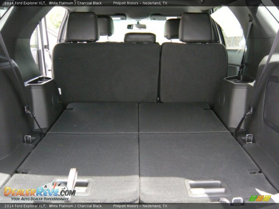 2014 Ford Explorer XLT White Platinum / Charcoal Black Photo #19