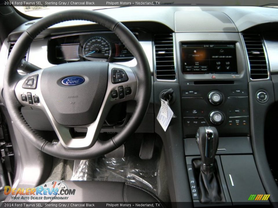 2014 Ford Taurus SEL Sterling Gray / Charcoal Black Photo #24