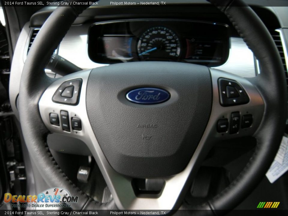 2014 Ford Taurus SEL Sterling Gray / Charcoal Black Photo #29