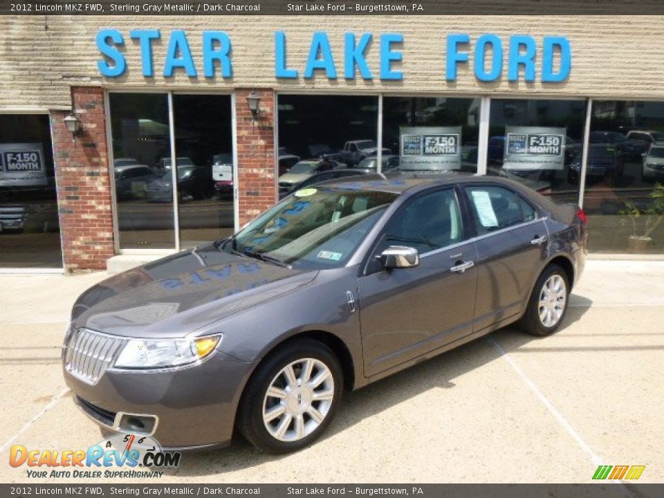 2012 Lincoln MKZ FWD Sterling Gray Metallic / Dark Charcoal Photo #1