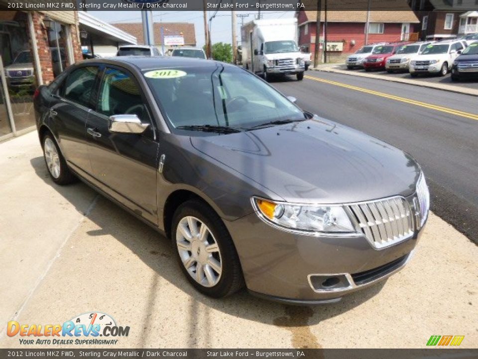 2012 Lincoln MKZ FWD Sterling Gray Metallic / Dark Charcoal Photo #3