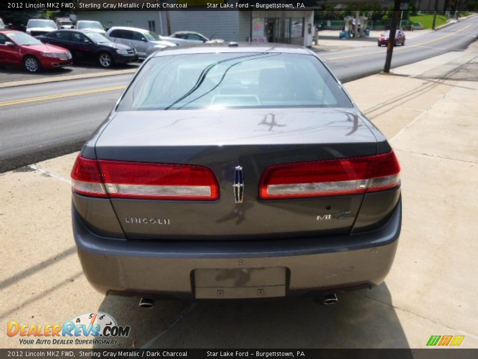2012 Lincoln MKZ FWD Sterling Gray Metallic / Dark Charcoal Photo #5