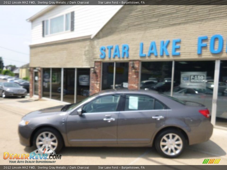 2012 Lincoln MKZ FWD Sterling Gray Metallic / Dark Charcoal Photo #7