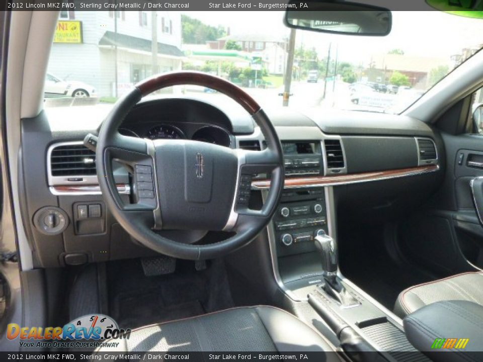 2012 Lincoln MKZ FWD Sterling Gray Metallic / Dark Charcoal Photo #13