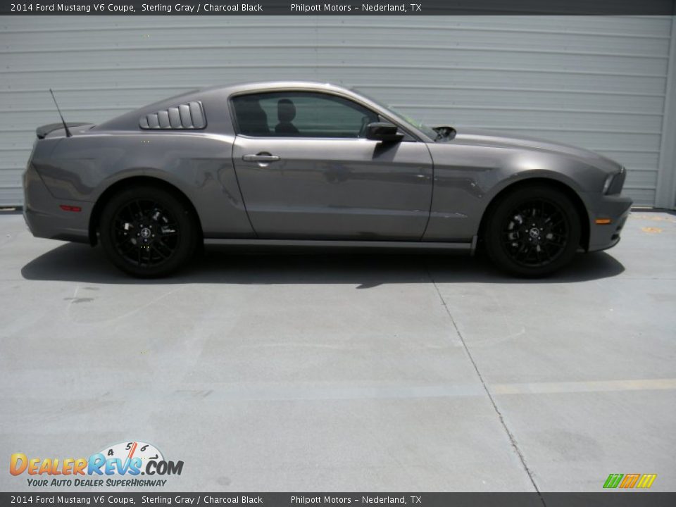 2014 Ford Mustang V6 Coupe Sterling Gray / Charcoal Black Photo #3