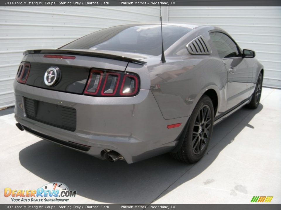 2014 Ford Mustang V6 Coupe Sterling Gray / Charcoal Black Photo #4