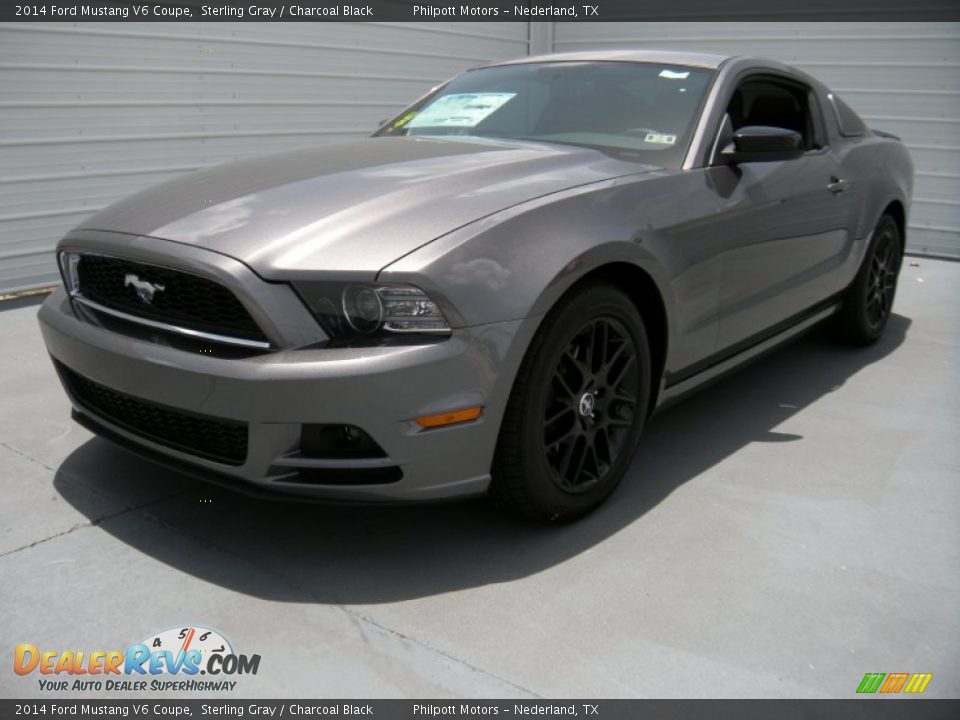 2014 Ford Mustang V6 Coupe Sterling Gray / Charcoal Black Photo #7