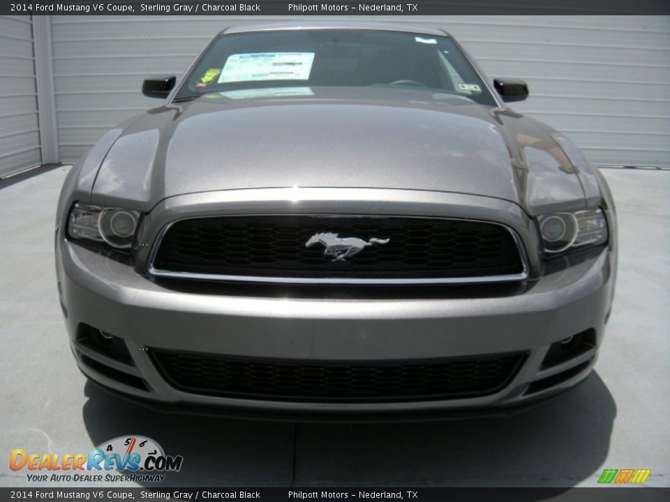2014 Ford Mustang V6 Coupe Sterling Gray / Charcoal Black Photo #8