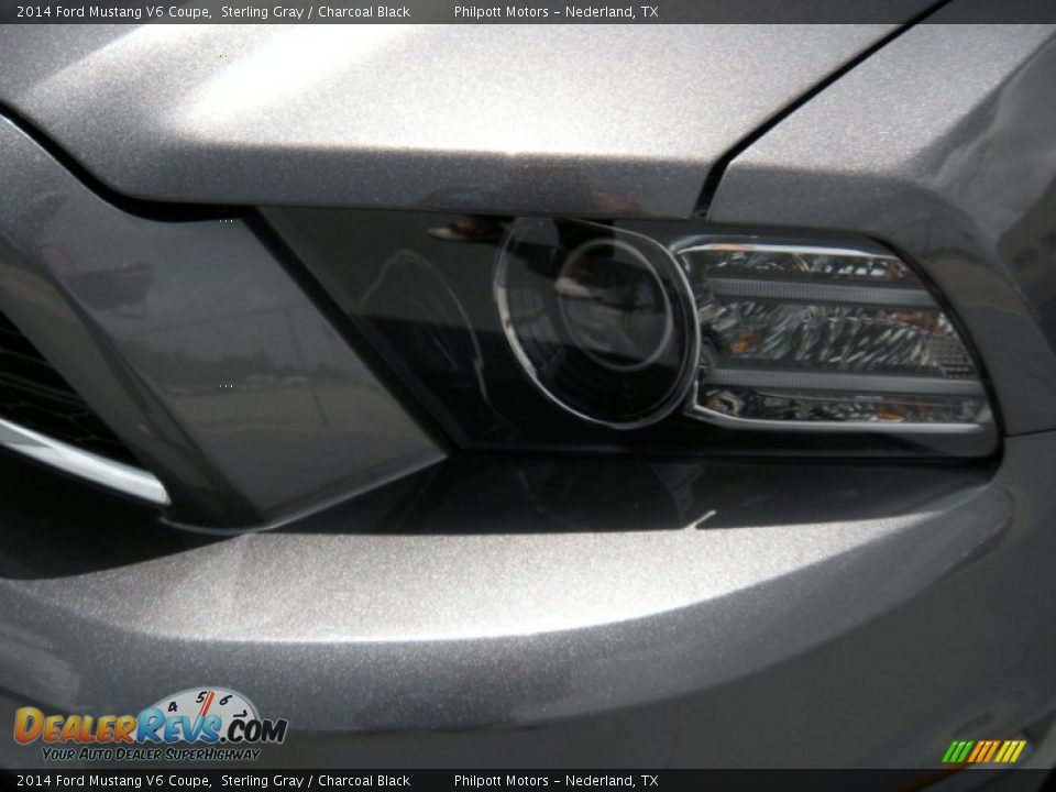 2014 Ford Mustang V6 Coupe Sterling Gray / Charcoal Black Photo #9