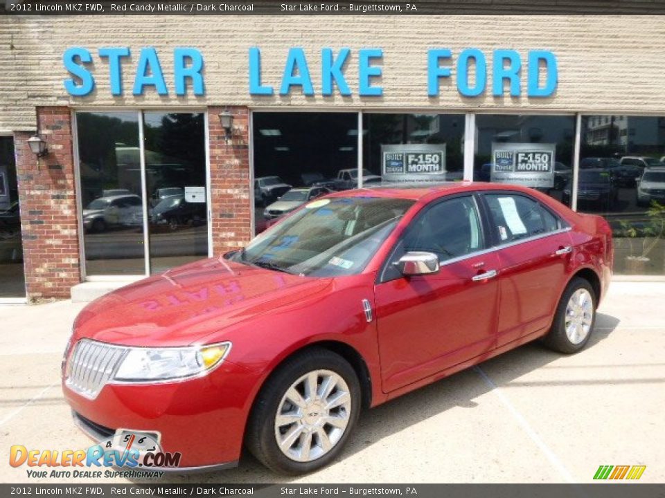 2012 Lincoln MKZ FWD Red Candy Metallic / Dark Charcoal Photo #1