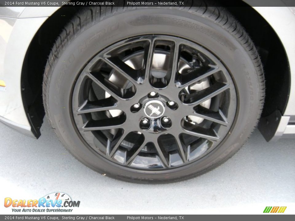 2014 Ford Mustang V6 Coupe Sterling Gray / Charcoal Black Photo #11