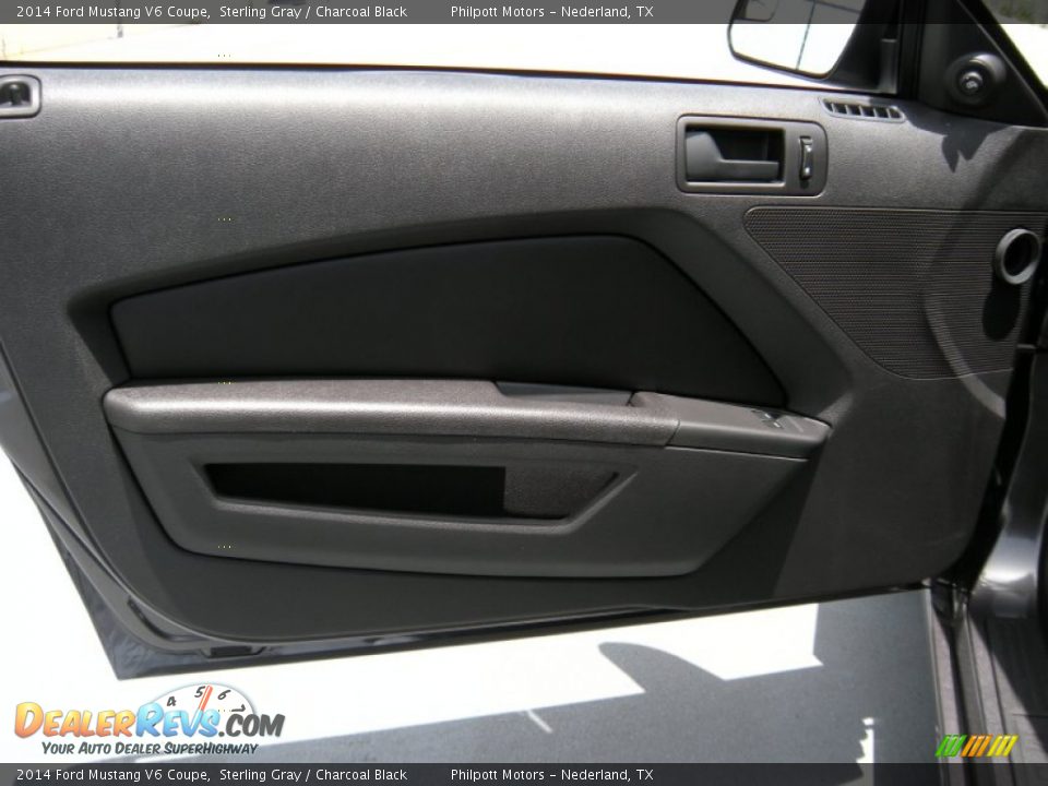 2014 Ford Mustang V6 Coupe Sterling Gray / Charcoal Black Photo #18