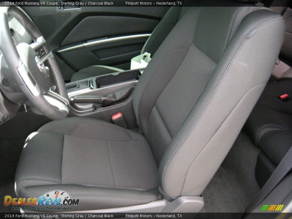 2014 Ford Mustang V6 Coupe Sterling Gray / Charcoal Black Photo #20