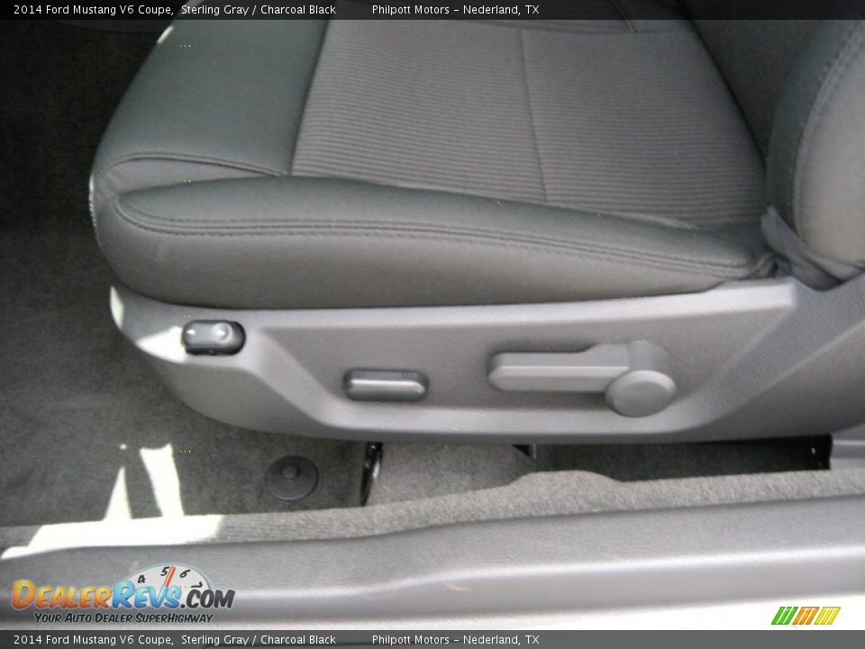 2014 Ford Mustang V6 Coupe Sterling Gray / Charcoal Black Photo #21
