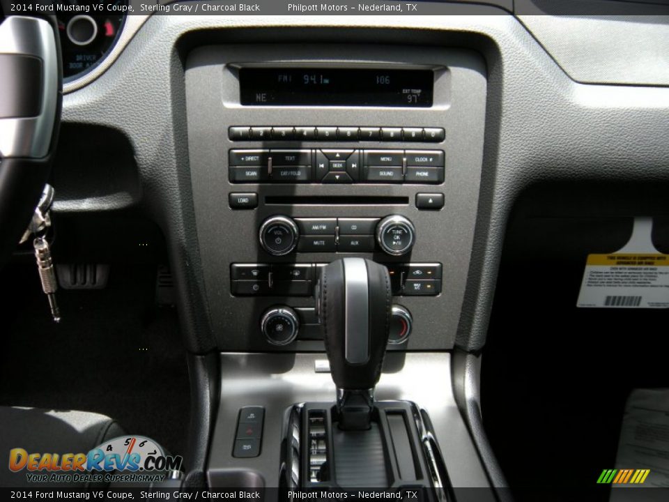 2014 Ford Mustang V6 Coupe Sterling Gray / Charcoal Black Photo #23