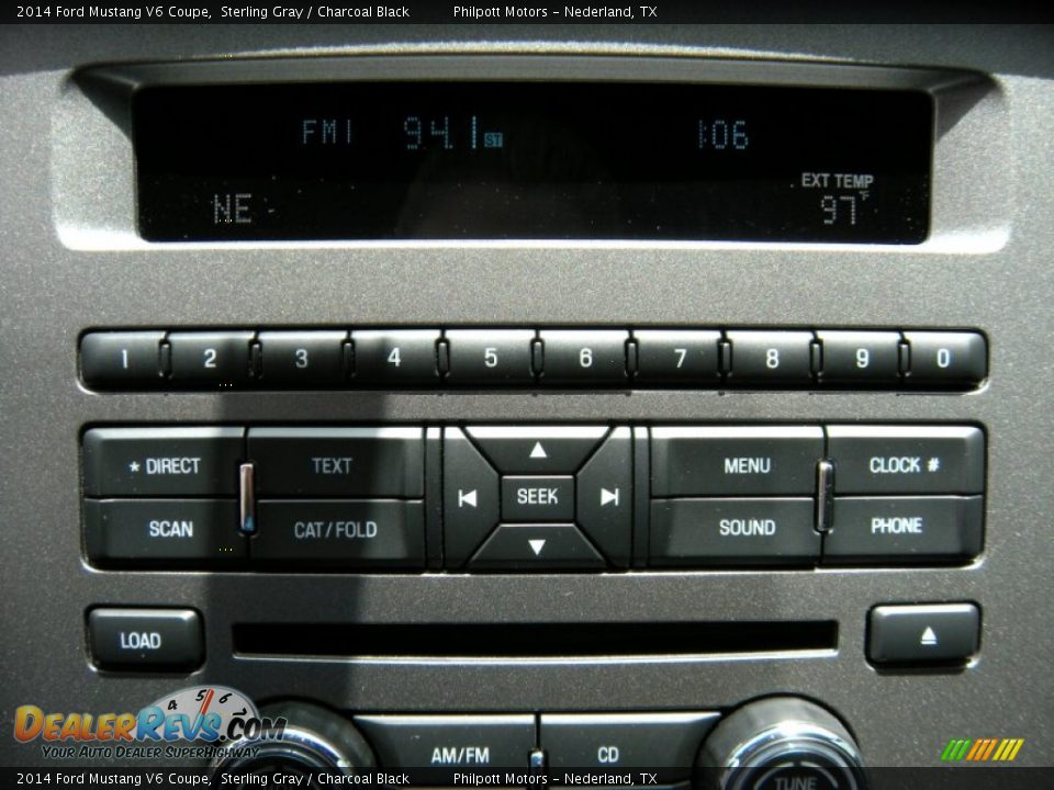 2014 Ford Mustang V6 Coupe Sterling Gray / Charcoal Black Photo #24