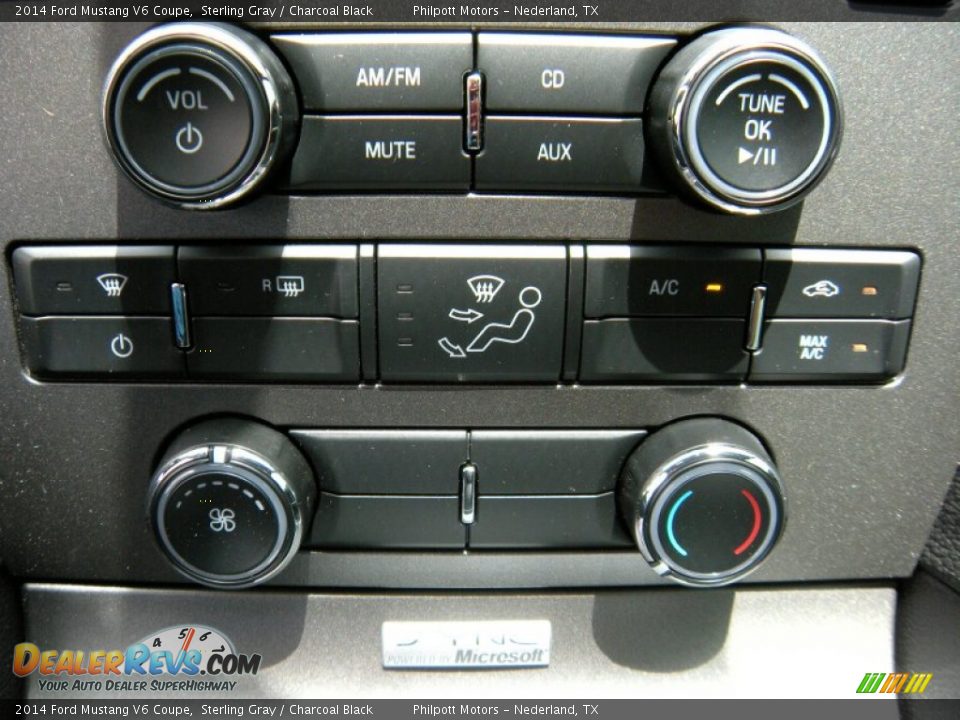2014 Ford Mustang V6 Coupe Sterling Gray / Charcoal Black Photo #25