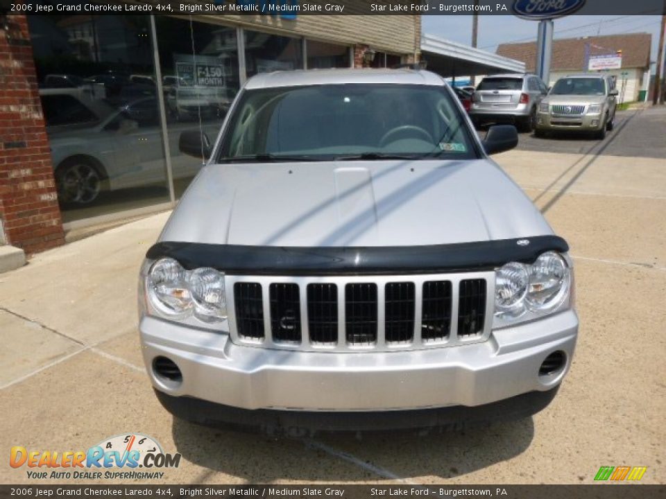 2006 Jeep Grand Cherokee Laredo 4x4 Bright Silver Metallic / Medium Slate Gray Photo #2