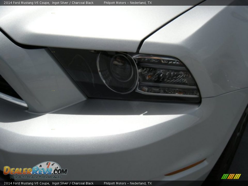 2014 Ford Mustang V6 Coupe Ingot Silver / Charcoal Black Photo #9