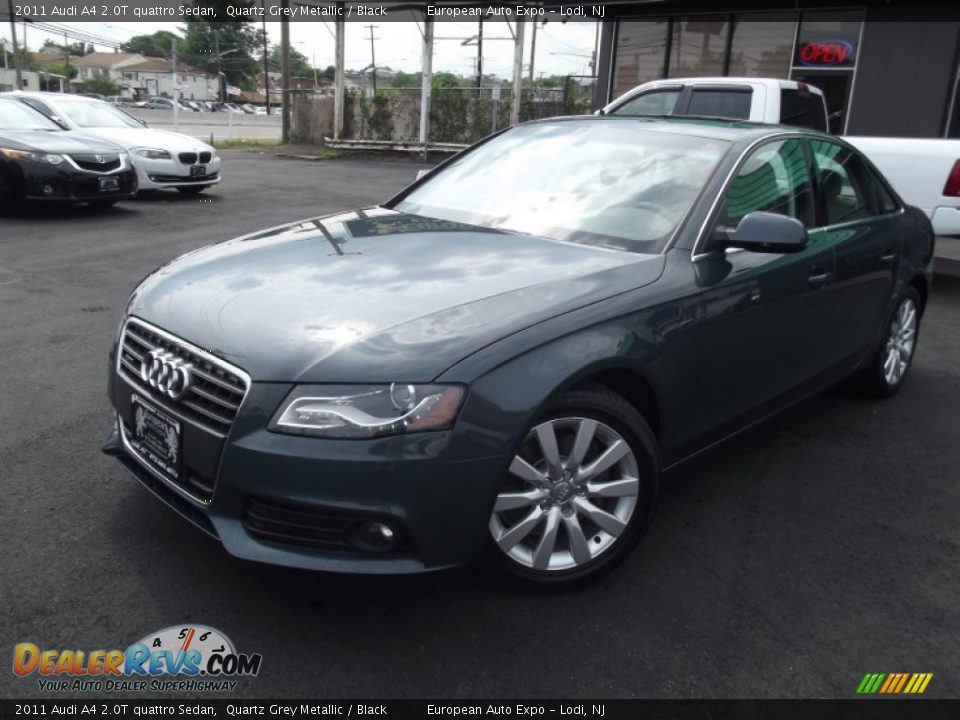2011 Audi A4 2.0T quattro Sedan Quartz Grey Metallic / Black Photo #1
