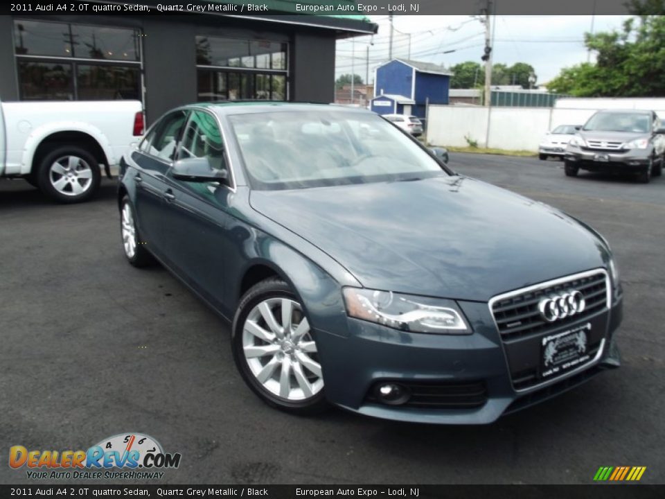 2011 Audi A4 2.0T quattro Sedan Quartz Grey Metallic / Black Photo #2