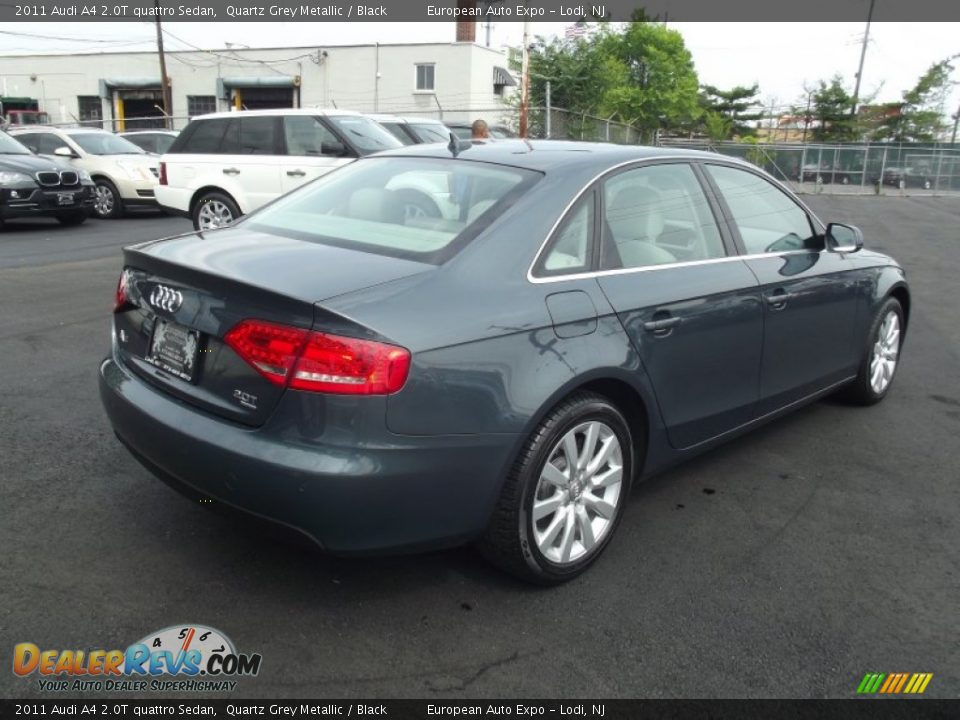 2011 Audi A4 2.0T quattro Sedan Quartz Grey Metallic / Black Photo #3