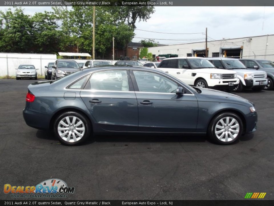 2011 Audi A4 2.0T quattro Sedan Quartz Grey Metallic / Black Photo #6
