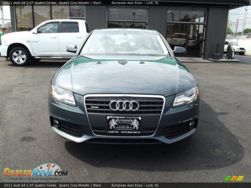 2011 Audi A4 2.0T quattro Sedan Quartz Grey Metallic / Black Photo #7